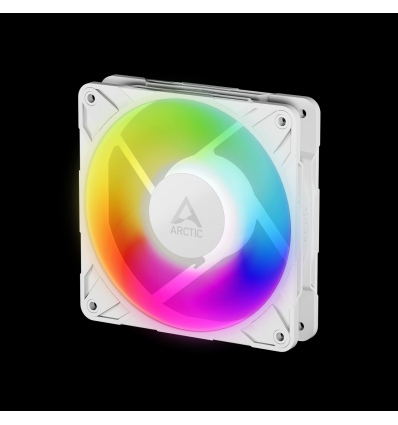 ARCTIC P12 Pro A-RGB (bílá) - 120mm A-RGB PWM ventilátor s rozdělovačem kabelů