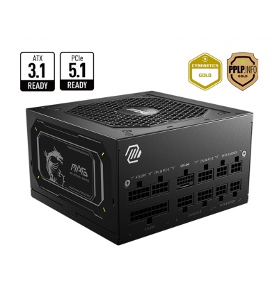 MSI zdroj MAG A850GL PCIE5 II 850W 80PLUS GOLD m