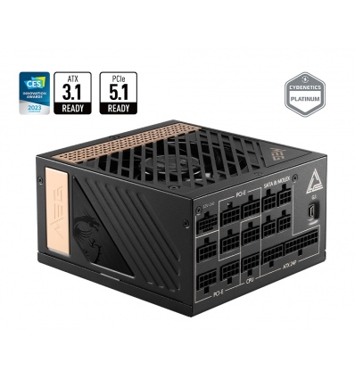 MSI zdroj MEG Ai1300P PCIE5 1300W 80PLUS PLATINUM