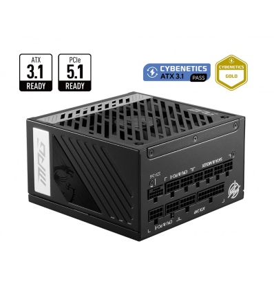 MSI zdroj MPG A1000G PCIE5 1000W 80PLUS GOLD m