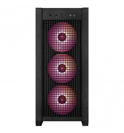 ASUS TUF Gaming GT302 ARGB/Midi Tower/Transpar./Černá