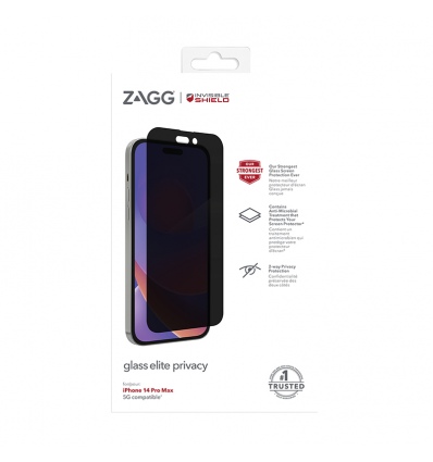 ZAGG Invisible Shield Elite Privacy sklo iPhone 14 Pro Max