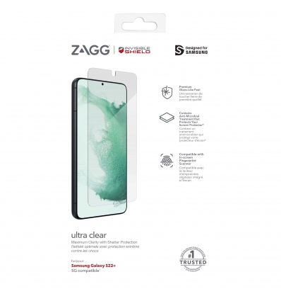 ZAGG Invisible Shield Ultra Clear + fólie Samsung Galaxy S22 + 5G