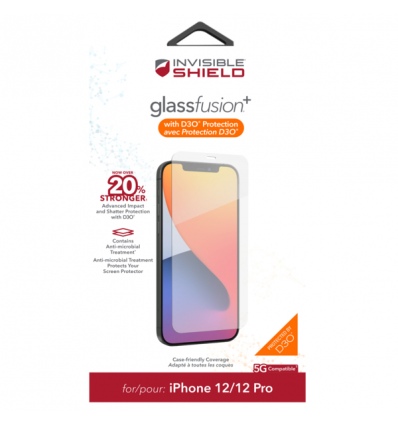 ZAGG Invisible Shield Fusion + D3O hybridní sklo iPhone 12/12 Pro