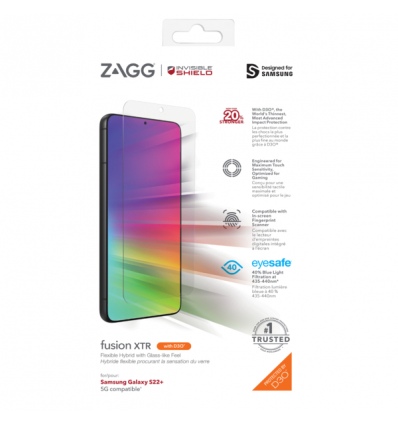 ZAGG Invisible Shield Fusion XTR D3O hybridní sklo SG S22 + 5G