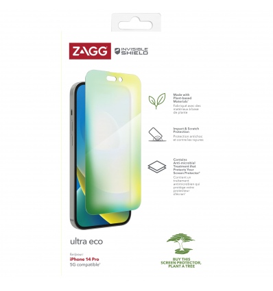 ZAGG Invisible Shield FM Ultra ECO fólie iPhone 14 Pro