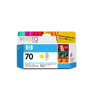 HP no 70 žlutá inkoustová kazeta, C9454A