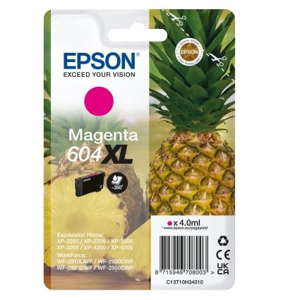 EPSON Singlepack Magenta 604XL Ink