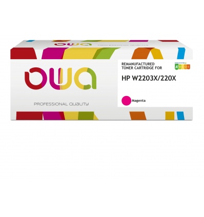 OWA Armor toner kompatibilní s HP W2203X, 220X, 5500st, červená/magenta