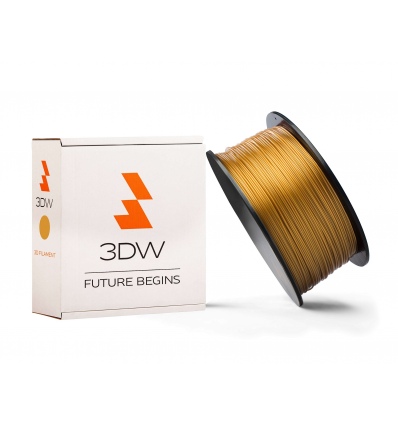 3DW - ABS filament 1,75mm zlatá, 1kg (2x 0,5kg) tisk 200-230°C