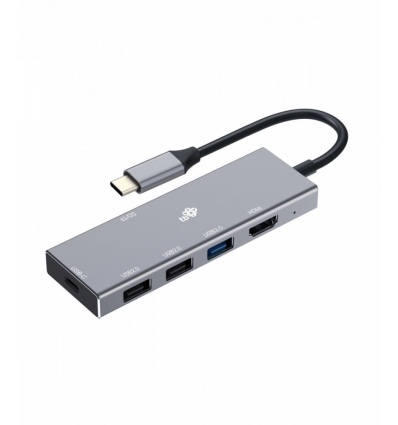 TB USB-C 7v1 adapter USB 3.0, 2xUSB 2.0, HDMI, PD, SD/TF