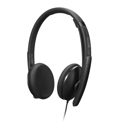 Lenovo Wired VoIP Headset (Teams)/USB-A/C/MS/Černá