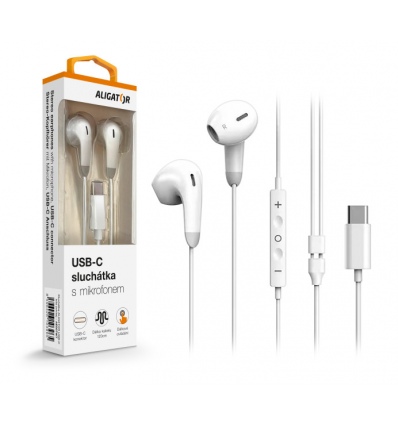 ALIGATOR AE007/USB-C/Bílá