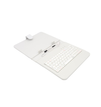 AIREN AiTab Leather Case 2 with USB Keyboard 8" WHITE (CZ/SK/DE/UK/US.. layout)