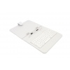 AIREN AiTab Leather Case 2 with USB Keyboard 8" WHITE (CZ/SK/DE/UK/US.. layout)