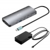 i-tec USB-C Metal Nano 3x Display Dock, 2x HDMI 1x USB-C video, PD 140W + Universal Charger 140W