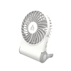 ARCTIC Summair 2Go (White) - Rechargeable Pocket Fan with Stand (74 hours of battery life and variab