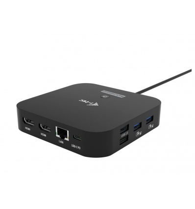 i-tec USB-C Dual HDMI Docking Station, Power Delivery 100W