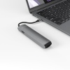 Epico 6v1 Slim Hub 8K s USB-C konektorem - šedá