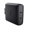 TRUST MAXO 100W 2P USB-C GAN CHARGER BLK