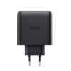 TRUST MAXO 65W 2P USB-C GAN CHARGER BLK