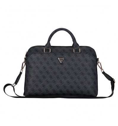 Guess PU 4G Triangle Logo Taška na Notebook 13/14/15" Black