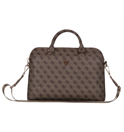 Guess PU 4G Triangle Logo Taška na Notebook 13/14/15" Brown