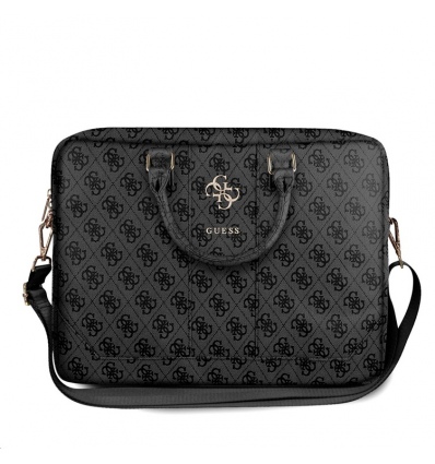 Guess PU 4G Metal Logo Taška na Notebook 15/16" Grey