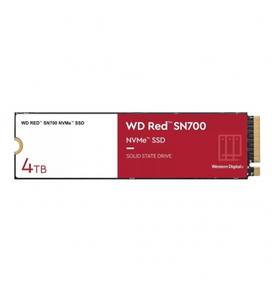 QNAP WD, SSD, Red SN700, PCIe NVMe Gen3, M.2 2280, 4TB, WDS400T1R0C