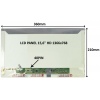 LCD PANEL 15,6" HD 1366x768 40PIN LESKLÝ / ŠROUBOVÁNÍ Z BOKŮ