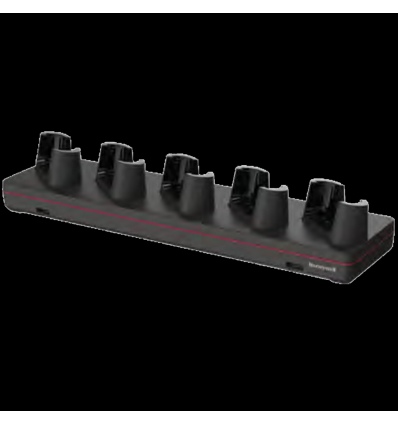 Honeywell CT70 5-bay charging base w/o power cord, up to 5pcs of CT70 with or w/o boot, power supply