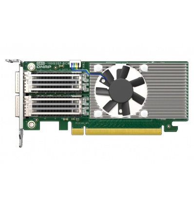 QNAP QXG-100G2SF-BCM Dual port per 100GbE Network adapter 2 x QSFP28