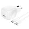 BELKIN 45W USB PD nabíjecí adaptér bílý + 1m USB-C kabel