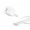 BELKIN BOOSTCHARGE 50W 2 porty USB-C bílý + 1m USB-C kabel
