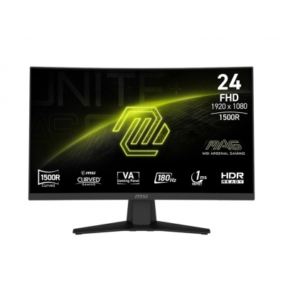MSI MAG/244C/23,6"/VA/FHD/180Hz/1ms/Černá/3R