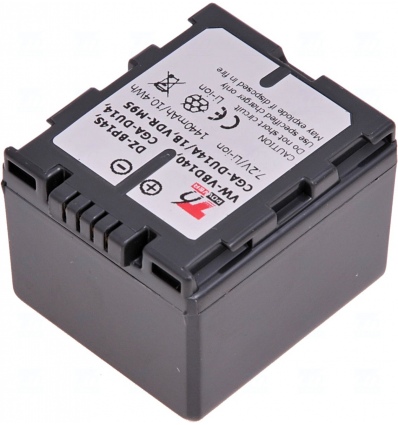 Baterie T6 Power VW-VBD140, CGA-DU14E/1B, DZ-BP14S, CGA-DU12, CGA-DU21, CGR-DU06, CGR-DU07 šedá