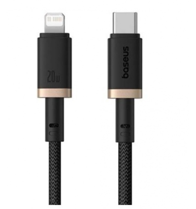Baseus Rychlonabíjecí kabel Dura USB/Lightning 2m 2.4A černo zlatý