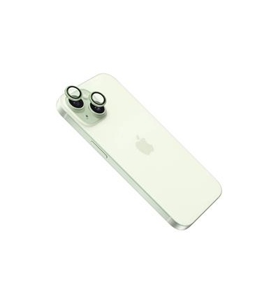 FIXED Camera Glass Apple iPhone 15/15+, světle zel