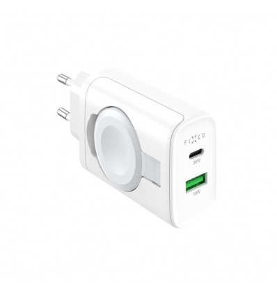 Síťová nabíječka FIXED Power Socket, 33W, bílá