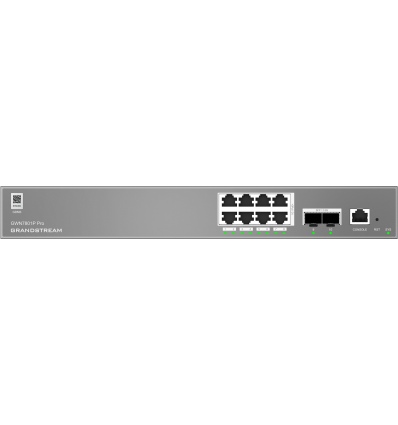 Grandstream GWN7801P Pro L2++, Managed switch, 8x 1Gb RJ45, PoE, SFP