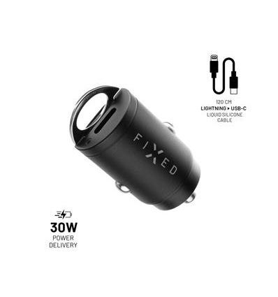 FIXED 2xUSB-C,USB-C/Lightning,1,2 m, MFI, 30W