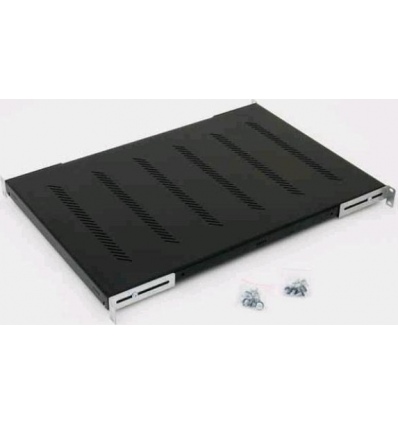 19"police H4 perforovaná 1U/750mm, max.150kg