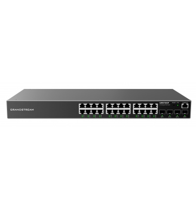 Grandstream GWN7803P L2+ Managed Network PoE Switch 24x 1Gb RJ45, 4x SFP, DHCP, QoS, VLAN