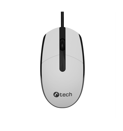 Myš C-TECH WM-10, černobílá, USB
