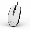 Myš C-TECH WM-10, černobílá, USB