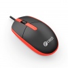 Myš C-TECH WM-10, černočervená, USB
