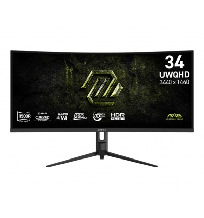 MSI MAG/342CQRF E20/34"/VA/wQHD/200Hz/0,5ms/Černá/3R