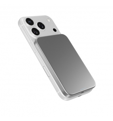 Epico Qi2 5000mAh Alu Mag+ PowerBanka EM51 - stříbrná