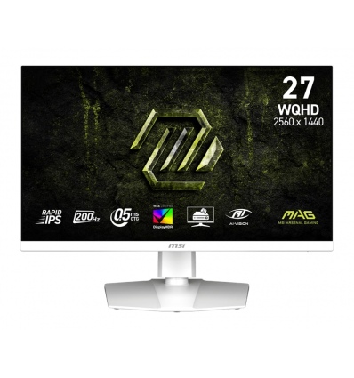 MSI MAG/274QRFW E20/27"/IPS/QHD/200Hz/0,5ms/Bílá/3R