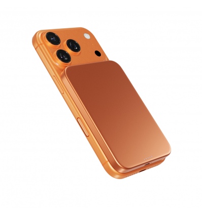 Epico Qi2 5000mAh Alu Mag+ PowerBanka EM51 - oranžová